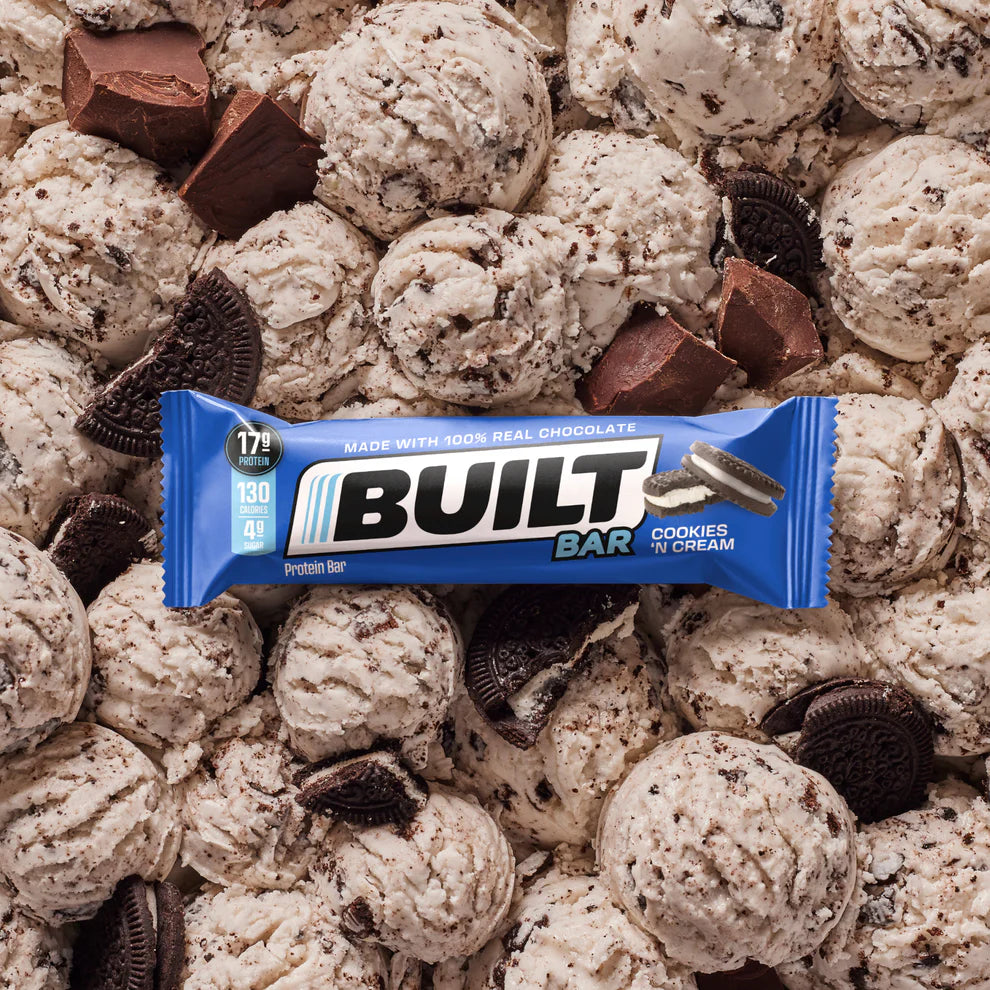 Built Bar - White Chocolate Cookies and Cream Puff Protein bar - 1.41 ...