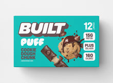 Load image into Gallery viewer, Built Bar - Cookie Dough Puff Protein bar - 12-count case