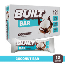 Load image into Gallery viewer, Built Bar - Coconut Marshmallow Puff Protein bar - 12 count case 3