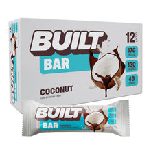 Load image into Gallery viewer, Built Bar - Coconut Marshmallow Puff Protein bar - 12 count case 2