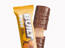 Load image into Gallery viewer, Built Bar - Milk Chocolate Salted Caramel Puff Protein bar - 1.41 oz reveal