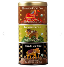 Load image into Gallery viewer, Republic of Tea Chai Stackable Tin - 36 Ct