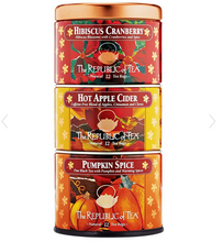 Load image into Gallery viewer, Republic of Tea Harvest Stackable Tea Tin