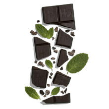 Load image into Gallery viewer, Hu Kitchen Paleo Dark Chocolate Crunchy Mint bar 2.1 oz open