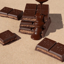 Load image into Gallery viewer, Hu Kitchen Paleo Dark Chocolate Hazelnut Butter Praline bar pourover
