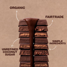 Load image into Gallery viewer, Hu Kitchen Paleo Dark Chocolate Hazelnut Coffee bar 2.1 oz stacked