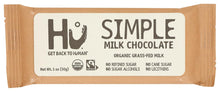 Load image into Gallery viewer, Hu Kitchen Simple Milk Chocolate bar 1.0 oz front