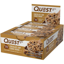 Load image into Gallery viewer, Quest Nutrition Chocolate Chip Dough Cookie Protein Bar - 12 count case