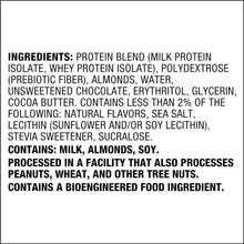 Load image into Gallery viewer, Quest Nutrition Chocolate Chip Dough Cookie Protein Bar - ingredients