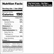 Load image into Gallery viewer, Quest Nutrition Chocolate Chip Dough Cookie Protein Bar - Nutrition