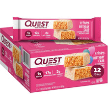 Load image into Gallery viewer, Quest Nutrition Birthday Cake Protein Bar - 12 count case