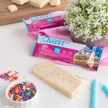 Load image into Gallery viewer, Quest Nutrition Birthday Cake Protein Bar - 2.12 oz artistic 2