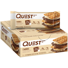 Load image into Gallery viewer, Quest Nutrition S'Mores Protein Bar - 12 count case