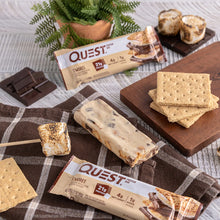 Load image into Gallery viewer, Quest Nutrition S'Mores Protein Bar - 2.12 oz artistic 2