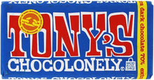 Load image into Gallery viewer, Tony's Chocolonely 70% Dark Chocolate Bar - 6.35 oz