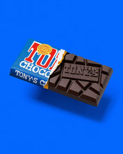 Load image into Gallery viewer, Tony's Chocolonely 70% Dark Chocolate Bar - 6.35 oz Open