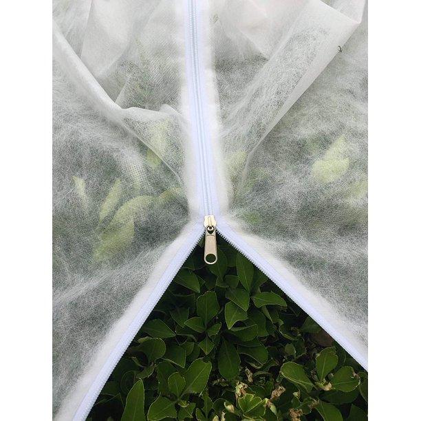 plant jackets Agfabric Plant Cover Jacket w Zipper - Easy Frost Weather Animal Protection