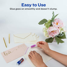 Load image into Gallery viewer, Avery® Permanent Glue Stic, 1.27 oz, Applies Purple, Dries Clear
