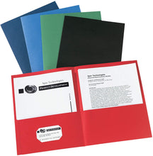 Load image into Gallery viewer, Avery Two Pocket Paper Folders 9 x 12, 25 Count