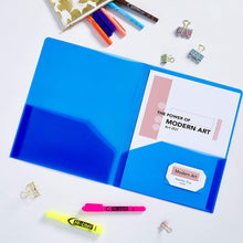 Load image into Gallery viewer, Avery Translucent Two Pocket Folders, 9 x 12, Durable