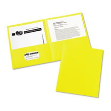 Load image into Gallery viewer, Avery Two Pocket Paper Folders 9 x 12, 25 Count