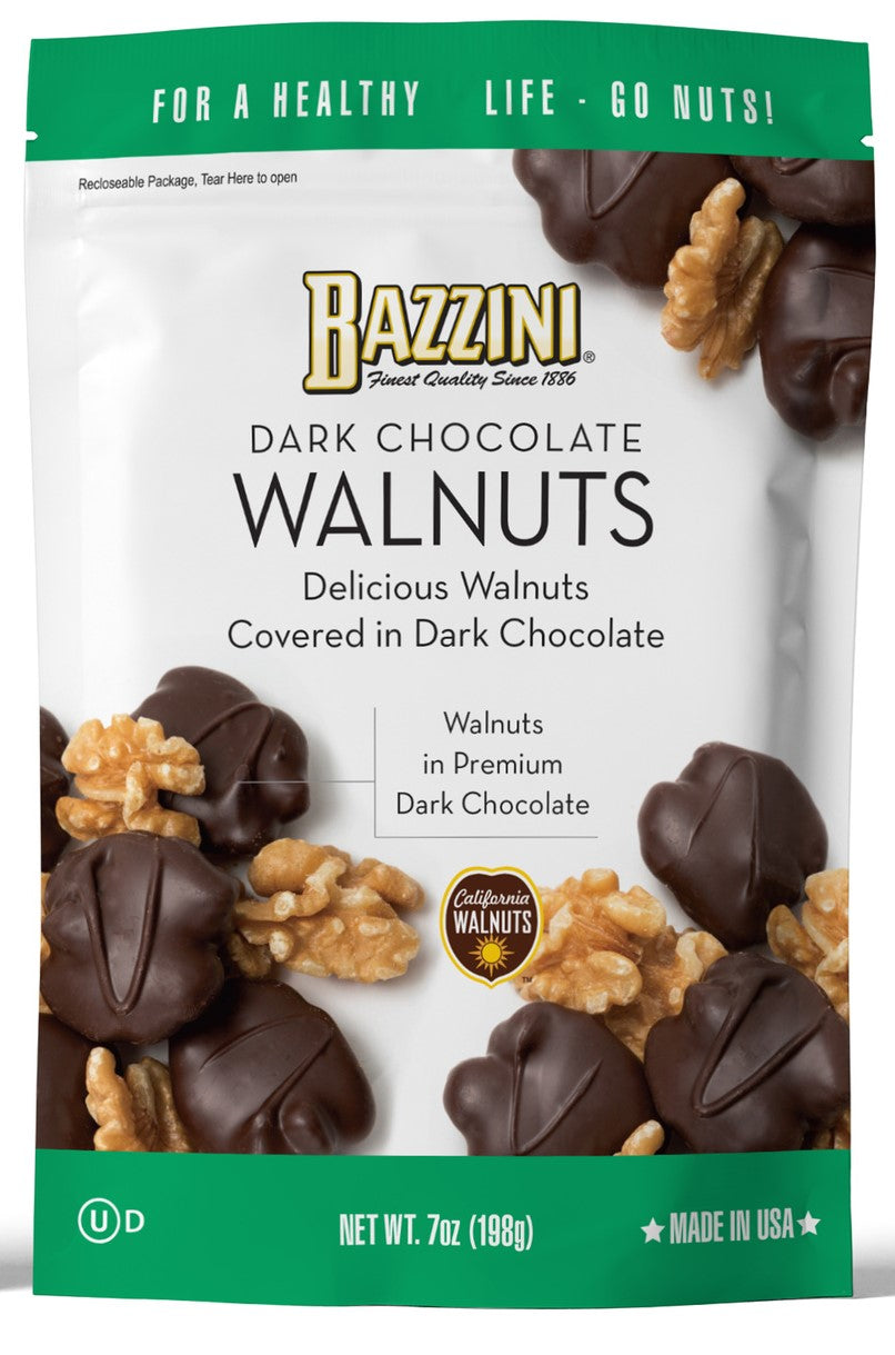 Bazzini Dark Chocolate Walnuts - 7 oz