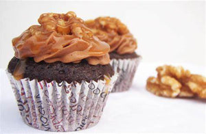 Bazzini Dark Chocolate Walnuts Cupcakes