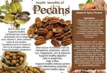 Load image into Gallery viewer, Bazzini Pecans Health Benefits
