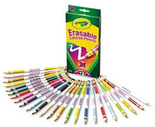 Load image into Gallery viewer, Crayola Erasable Colored Pencils 12 or 24 Count