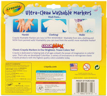 Load image into Gallery viewer, Crayola Washable Markers - 12 Count, Assorted Colors