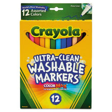 Load image into Gallery viewer, Crayola Washable Markers - 12 Count, Assorted Colors