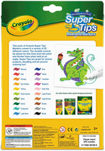 Load image into Gallery viewer, Crayola Washable Markers - Super Tip, 20 Count, Assorted Colors