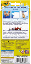 Load image into Gallery viewer, Crayola Washable Markers 8 Classic Colors