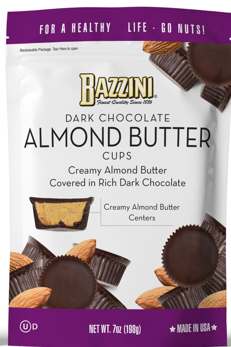 Bazzini Dark Chocolate Almond Butter Cups Great Value, Give to