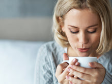 Load image into Gallery viewer, Woman enjoying Harney & Sons tea