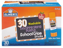 Load image into Gallery viewer, Elmer`s Washable School Glue Stick - 0.24 oz - 2, 4 or 30 Count