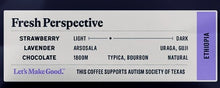 Load image into Gallery viewer, Greater Goods - Fresh Perspective - Ethiopia S.O. Coffee