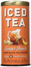 Load image into Gallery viewer, Republic of Tea Ginger Peach Iced Tea - 8 CT