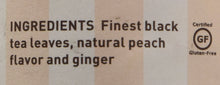 Load image into Gallery viewer, Republic of Tea Ginger Peach Iced Tea - ingredients