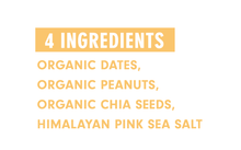 Load image into Gallery viewer, Jones Bar Organic Peanut Butter Bar Ingredients
