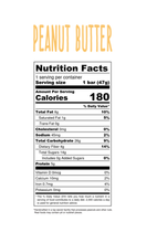 Load image into Gallery viewer, Jones Bar Organic Peanut Butter Bar Nutrition