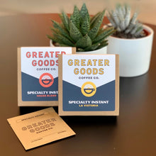 Load image into Gallery viewer, Greater Goods - Pick-Me-Up Specialty Instant Coffee