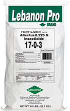 Load image into Gallery viewer, Lebanon Pro Lawn Fertilizer with Insecticide 17-0-3 50lbs