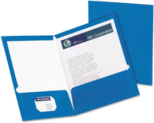 Load image into Gallery viewer, Oxford Laminated Portfolio, 2-Pocket, 9 x 12, 1 or 25 Count