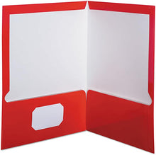 Load image into Gallery viewer, Oxford Laminated Portfolio, 2-Pocket, 9 x 12, 1 or 25 Count