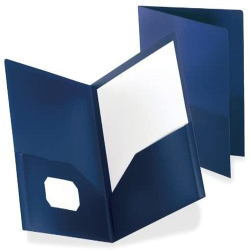 Oxford Poly Plastic 2-Pocket Folders