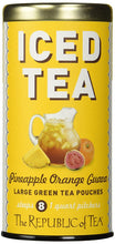 Load image into Gallery viewer, Republic of Tea Pineapple Orange Guava Iced Green Tea - 8 CT
