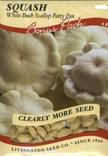 Load image into Gallery viewer, Squash - WHITE SCALLOP BUSH/PATTY PAN
