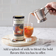 Load image into Gallery viewer, Republic of Tea British Breakfast Tea with milk