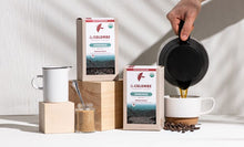 Load image into Gallery viewer, La Colombe Honduras Luna Azul Organic Decaf coffee 12 oz bag